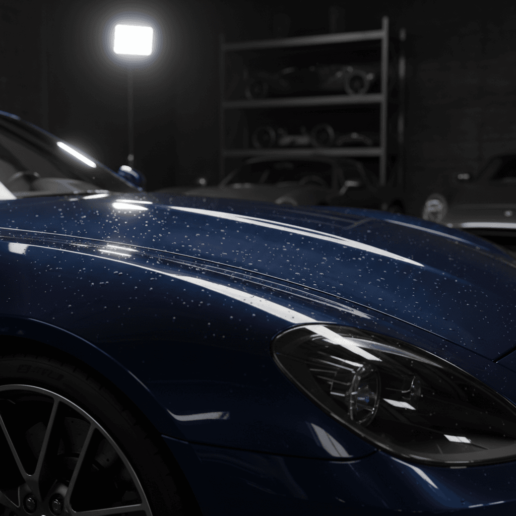 Complete exterior detailing results with gleaming protective finish